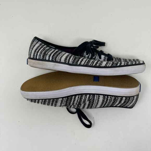 Keds Women's Champion Metallic Woven Stripe Fashion Sneakers Size 7.5 US - Picture 4 of 9